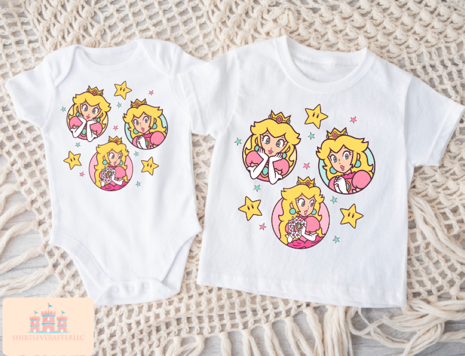 Princess Peach Super Mario shirt