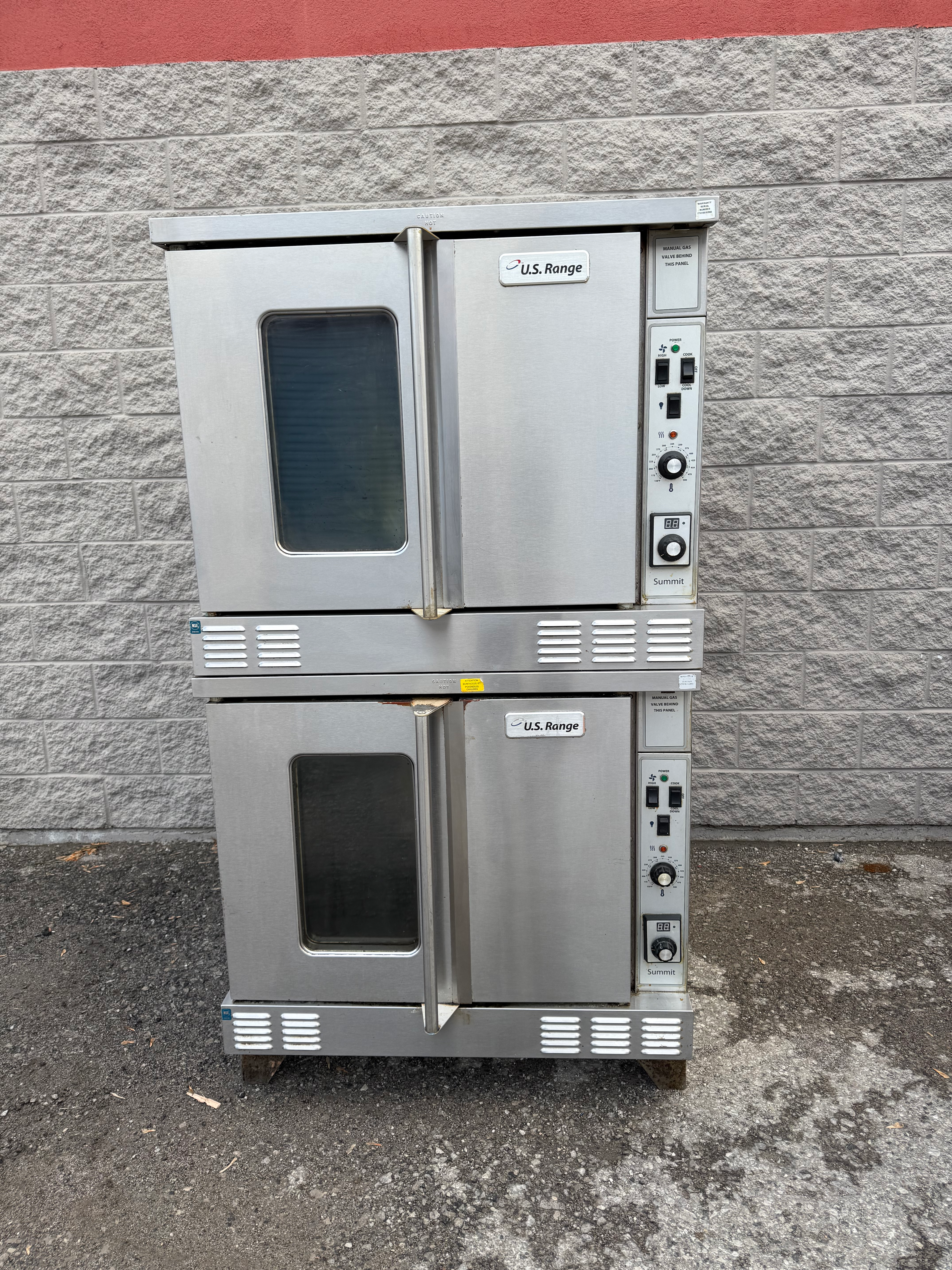 Garland SUMG-200 Double Deck Full-Size Natural Gas Convection Oven