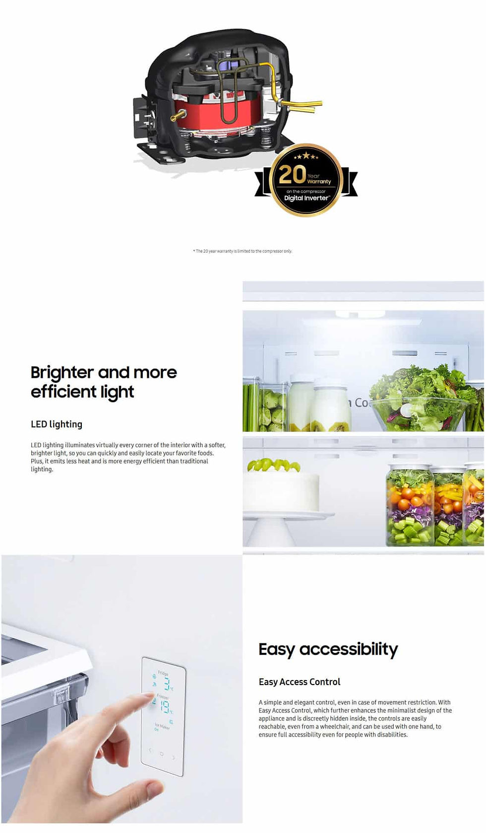 Thumbnail: Samsung RF50C510ES9/EF AI 496L French Style Fridge Freezer