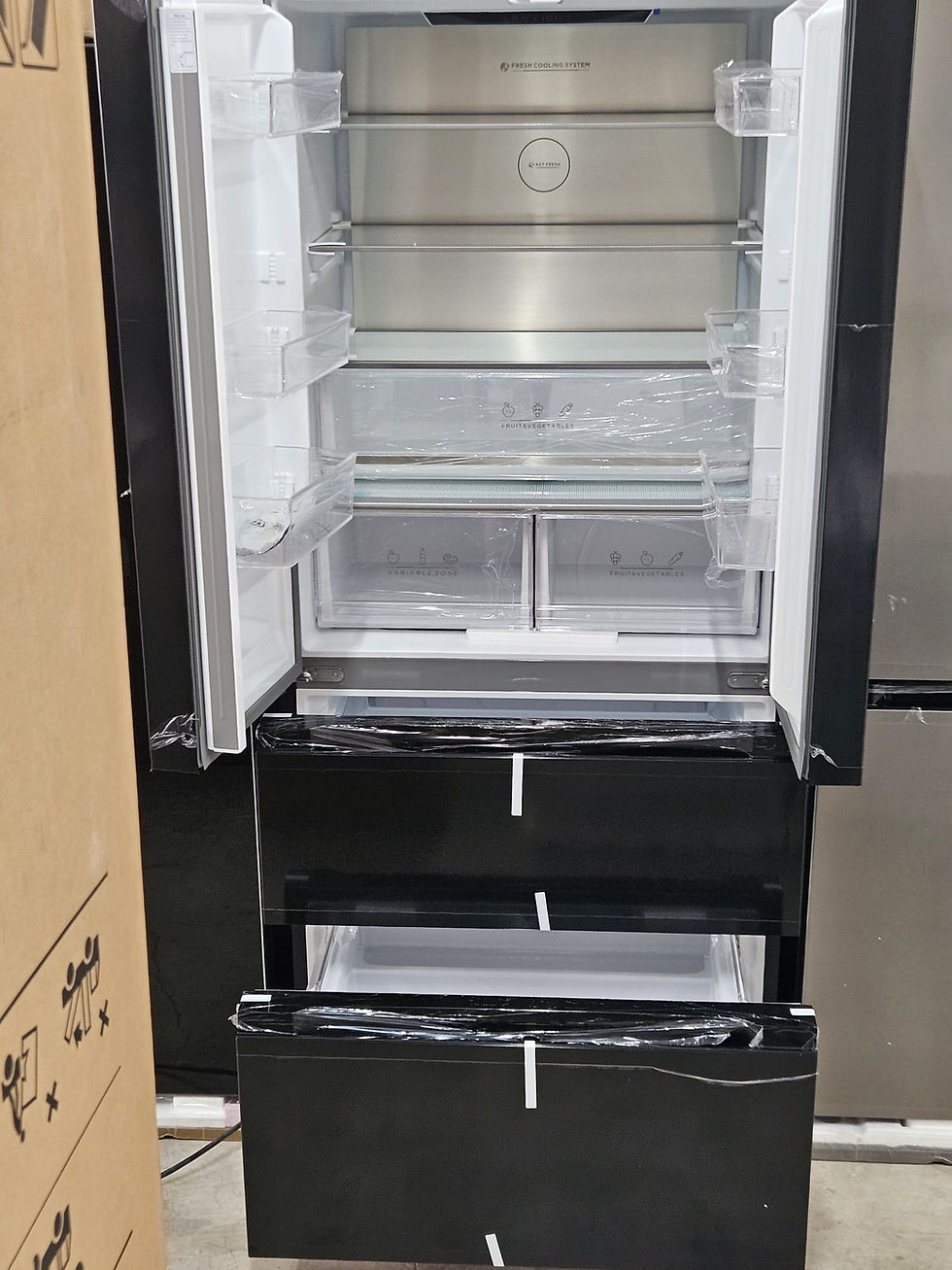 Thumbnail: Avg French Style w 2 Doors Non Frost 517Ltrs . Model Hq-671