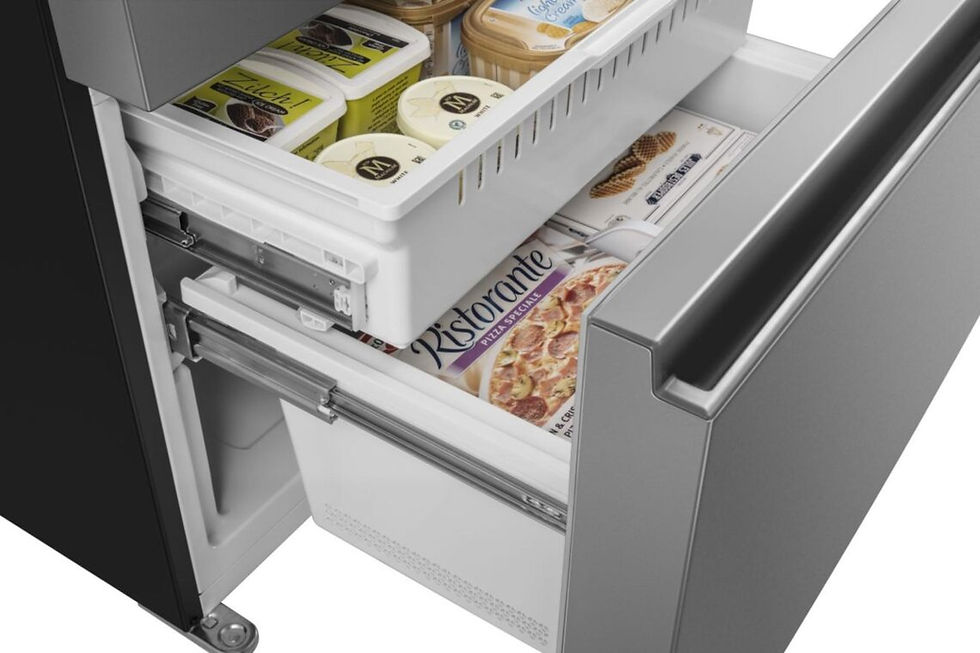 Thumbnail: Hisense RF540N4WIE PureFlat 480L French Door Fridge Freezer – Inox