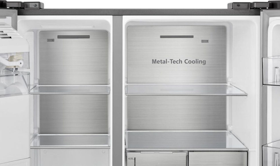 Thumbnail: Hisense RS818N4TIE 632L American Style Fridge Freezer