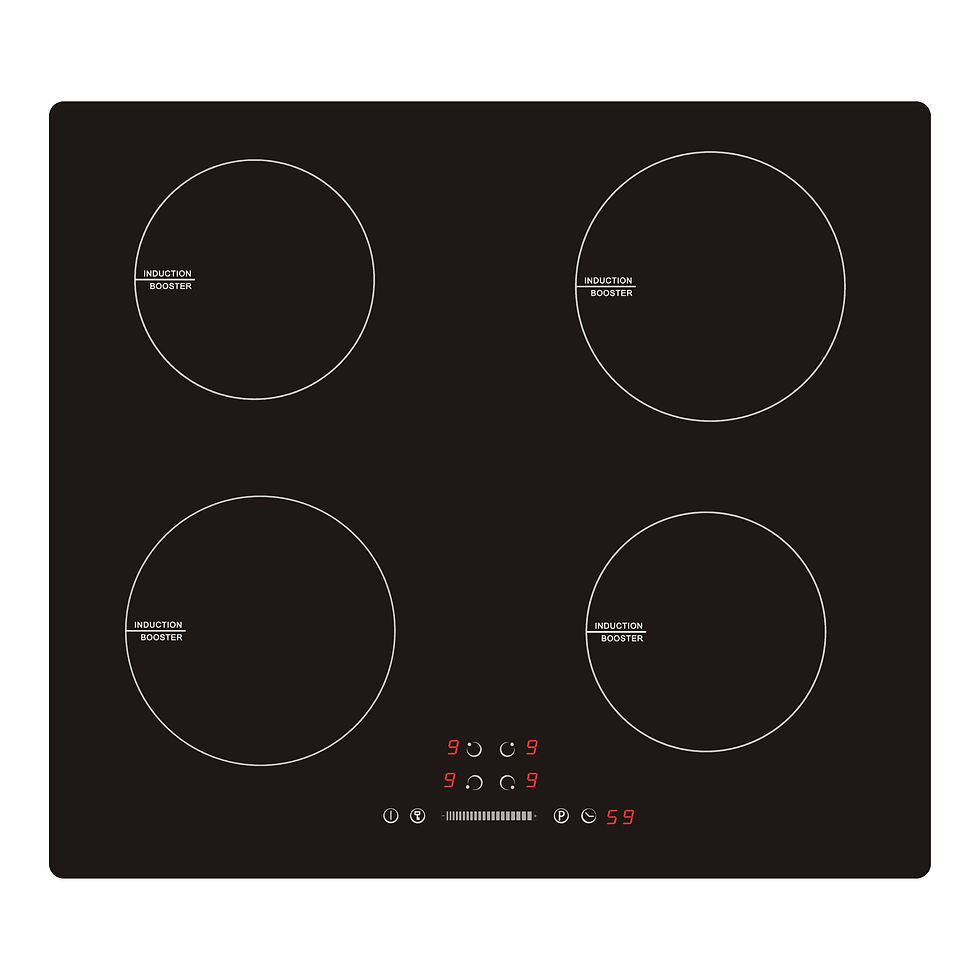 Avg 60Cms Induction Hob. Black Glass. Model I6S02B