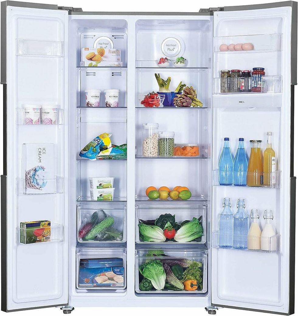 Thumbnail: Candy Side-By-Side Fridge-Freezer. Model Chsbso 6174Xwd