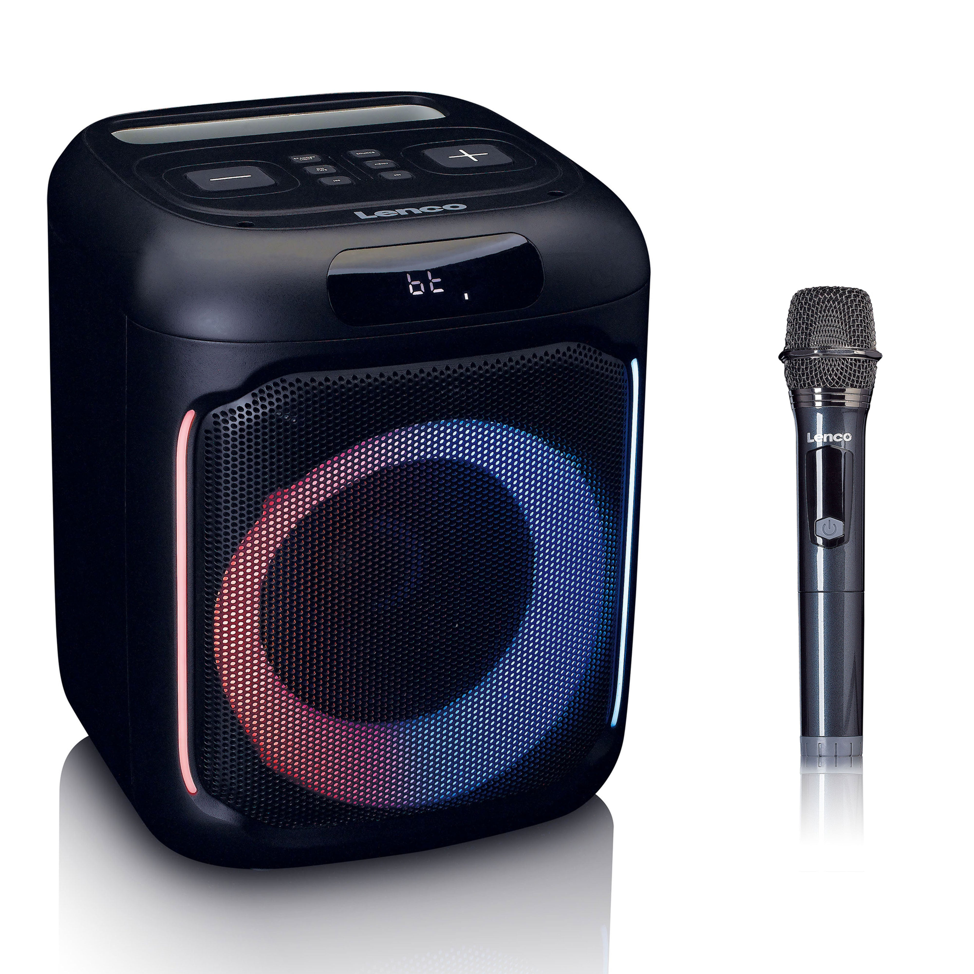 LENCO  - Bluetooth® Party Speaker with LED light effects - 100W RMS, USB