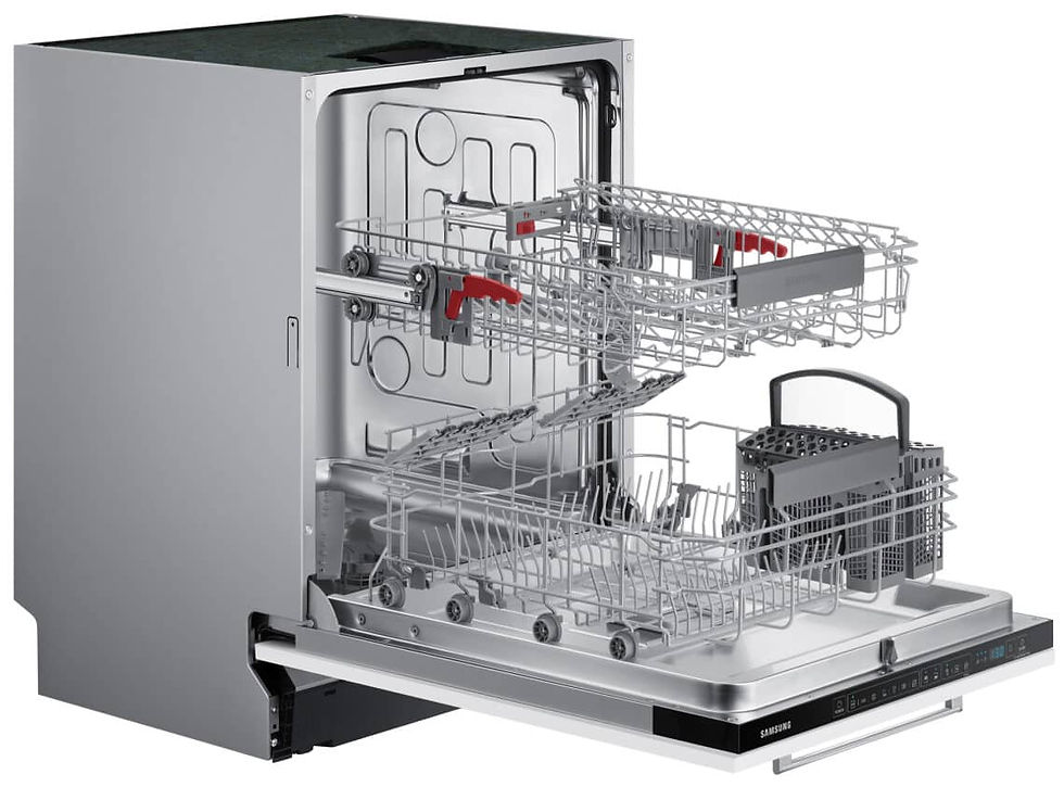 Thumbnail: Samsung DW60A6080BB Built-In Dishwasher Auto Open