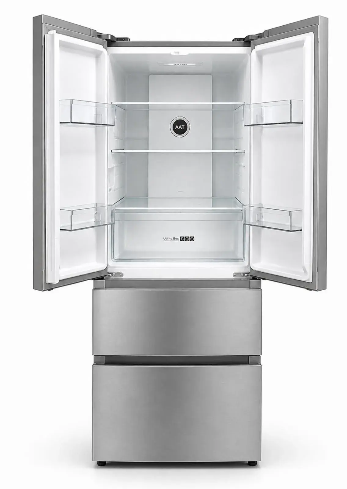 HAUSS - Multi Door Fridge Freezer -403lt -Inox - Model Htrf410