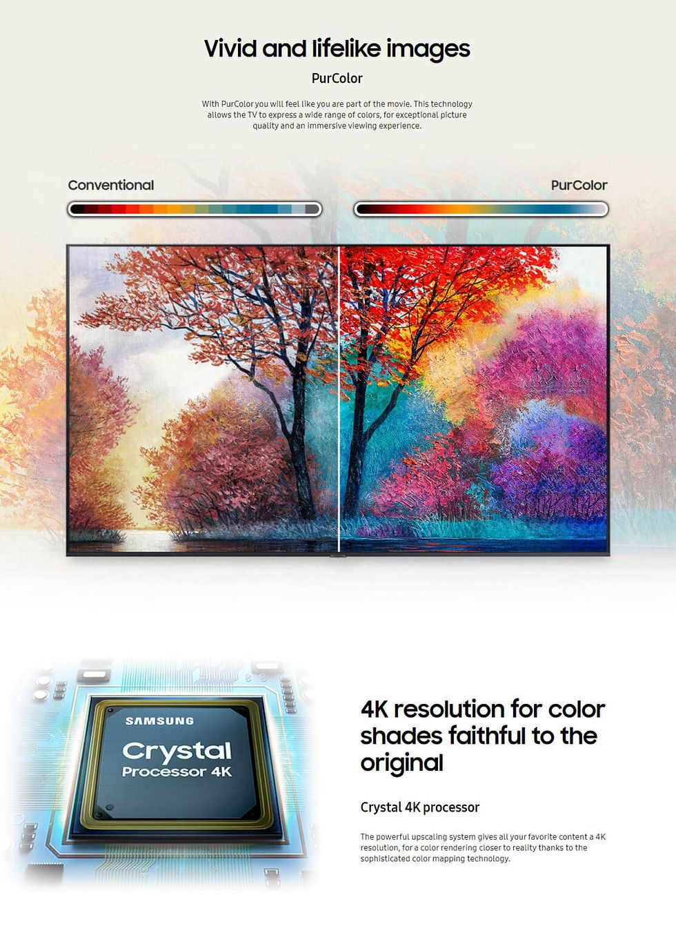 Thumbnail: Samsung UE43AU7190 43″ Crystal UHD 4K Smart TV