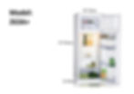 Thumbnail: General Fridge Freezer. White. Model number  Model 263