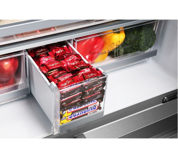 Thumbnail: Hisense Rq758N4Swf1 Pureflat French Style Fridge Freezer. Inox