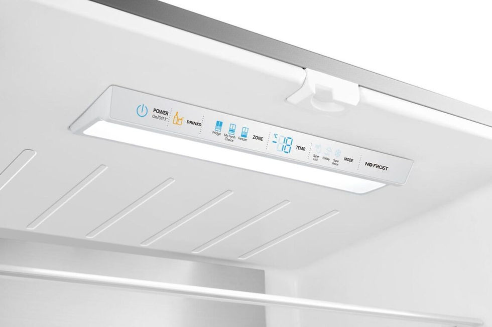 Thumbnail: Hisense RF540N4WIE PureFlat 480L French Door Fridge Freezer – Inox