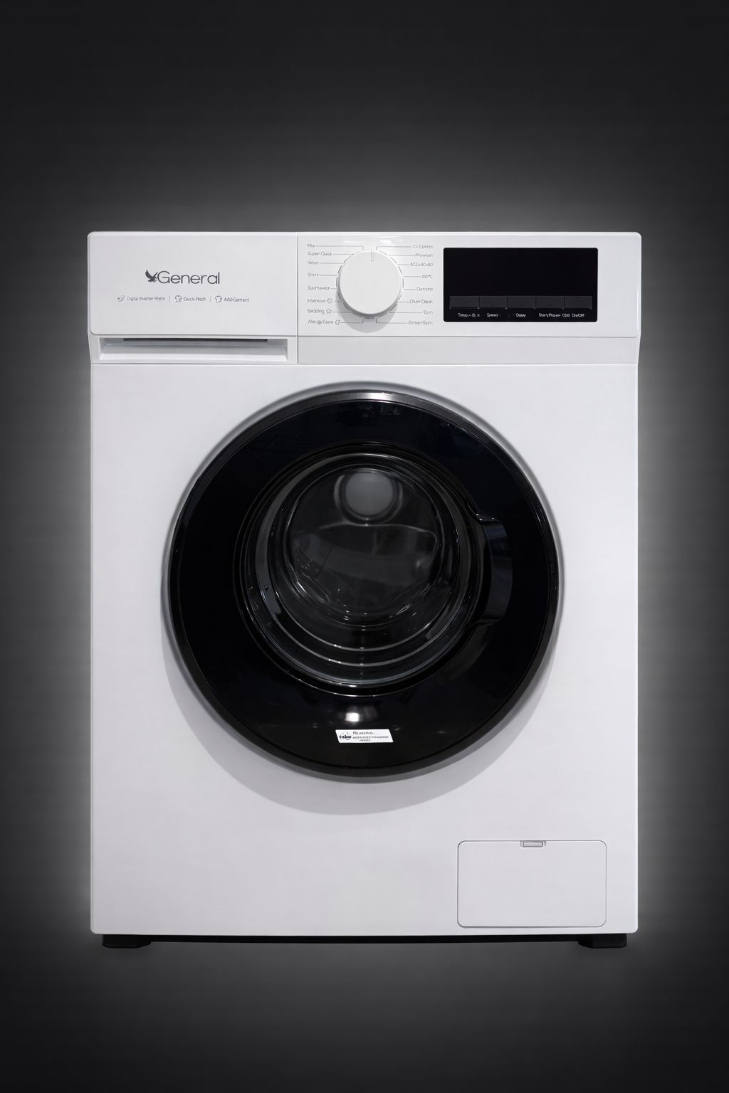 General Washing Machine Inverter 10Kgs 1400rpm. Model Twf100