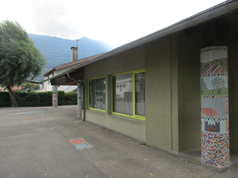 Les piliers terminés