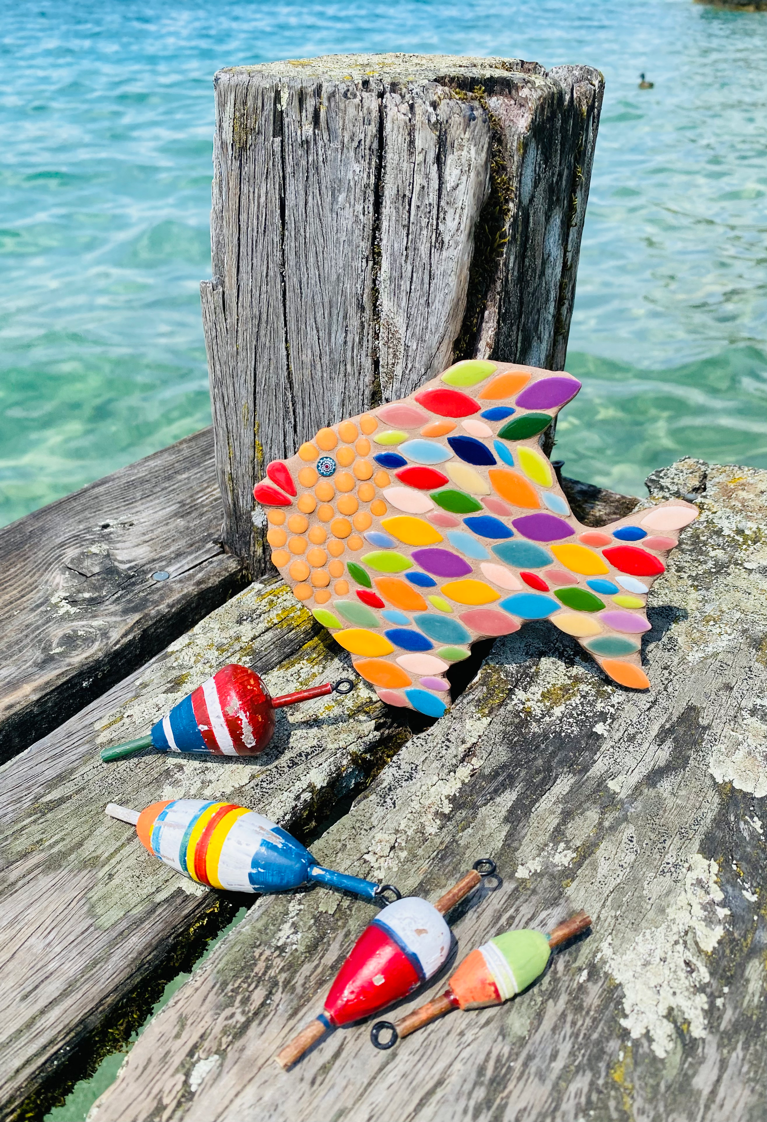 Kit de mosaique poisson facile et ludique