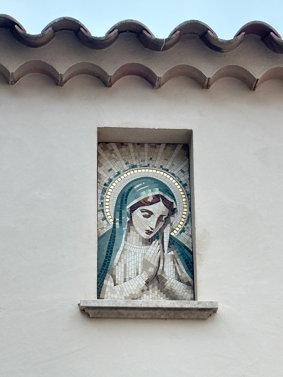 Madone en mosaique