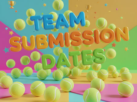 TEAM SUBMISSION DATES