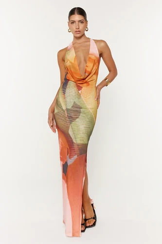 slim fit dress slacks Nicolette Maxi Dress