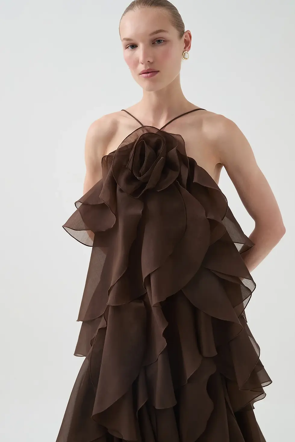 Thumbnail: Brown Aje Pandorea Layered Maxi Dress