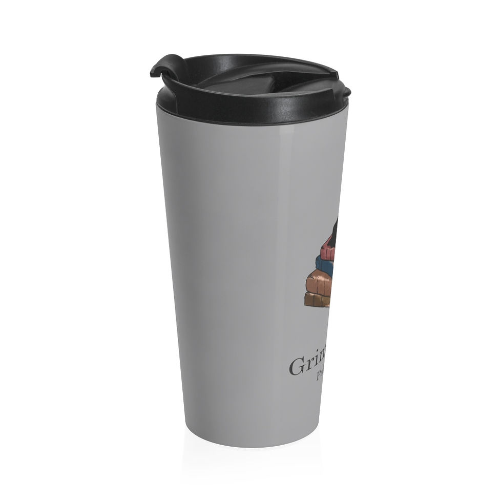 Thumbnail: Grey Stainless Steel Travel Mug US