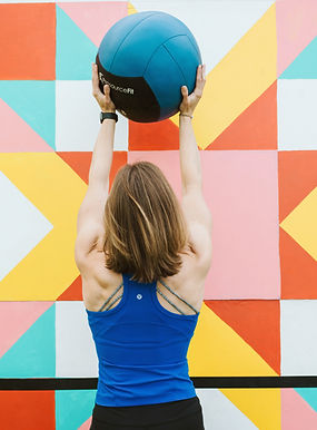 wall ball toss