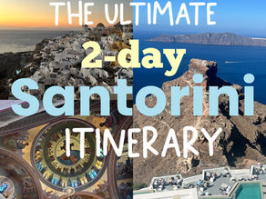 2-day Santorini Greece itinerary