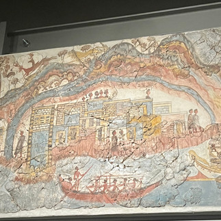 Prehistoric Thera museum, Fira Santorini Greece