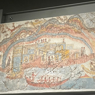 Museum of Prehistoric Thera, Santorini Greece