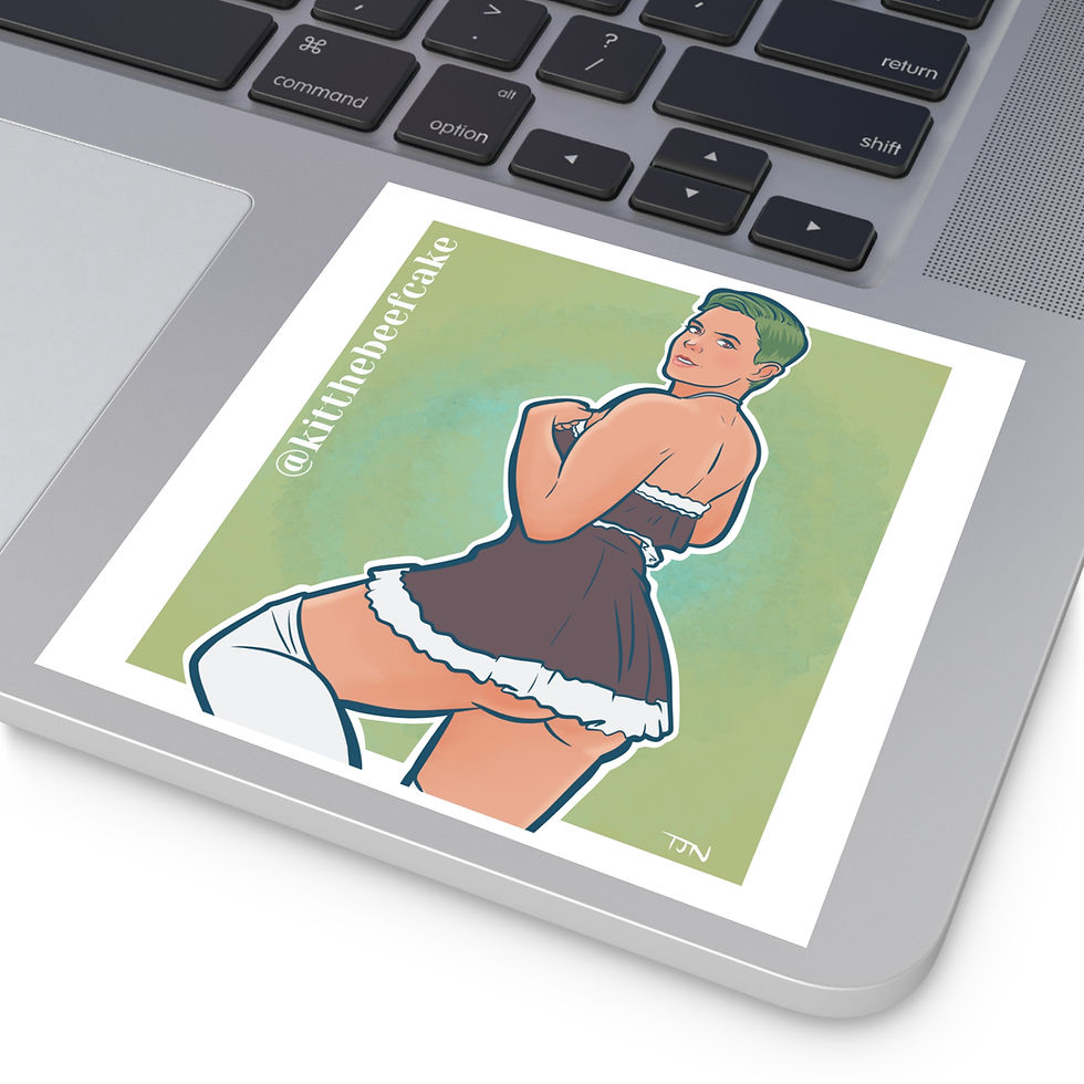 Thumbnail: Green Maid Sticker