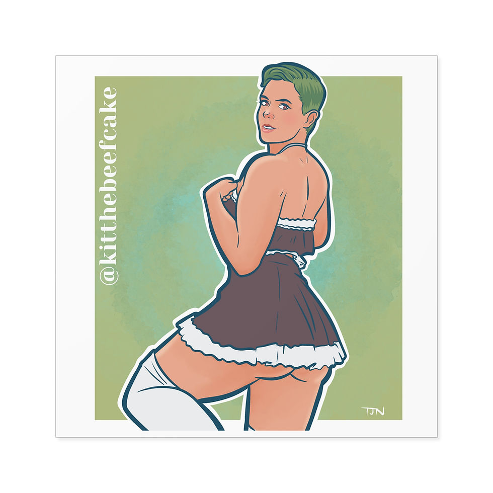 Thumbnail: Green Maid Sticker