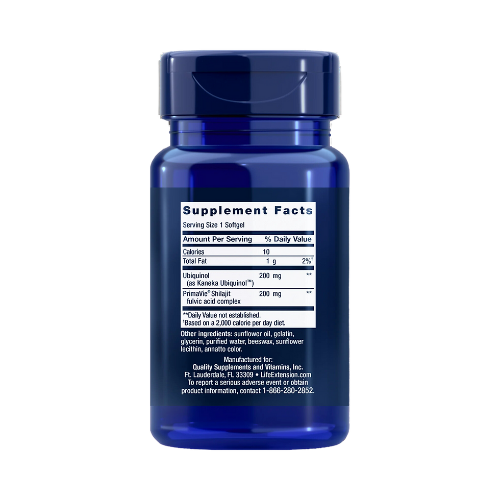Miniatura: Super Ubiquinol CoQ10 with Enhanced Mitochondrial Support™ 200 mg, 30 softgels