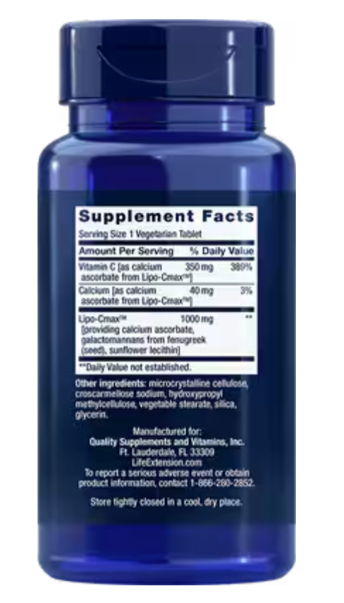 Miniatura: Vitamin C 24 hours Liposome Hydrogel Formula, 60 tablets