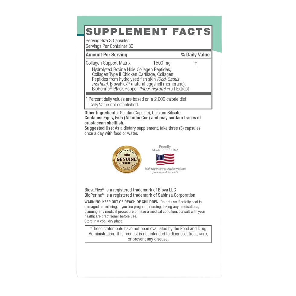 Miniatura: Multi Collagen Capsules Types I, II, III, V & X, 90 caps