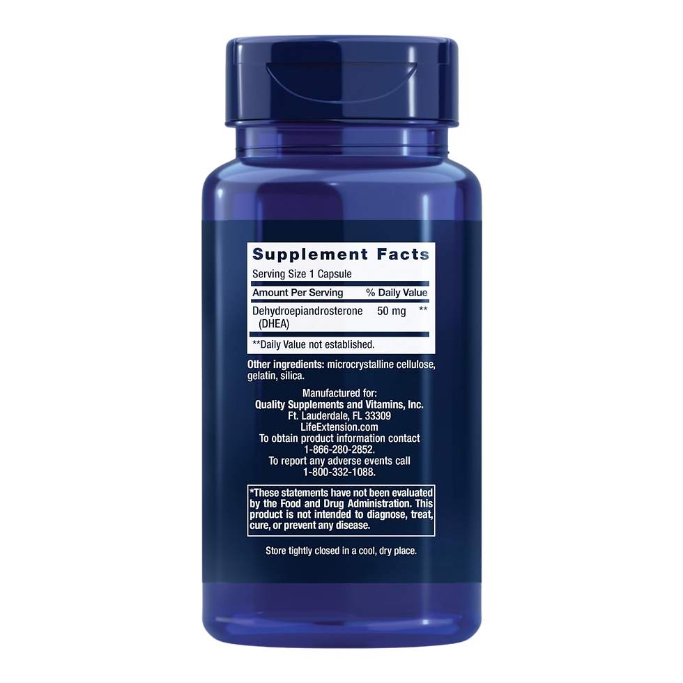 Miniatura: DHEA 50 mg, 60 caps