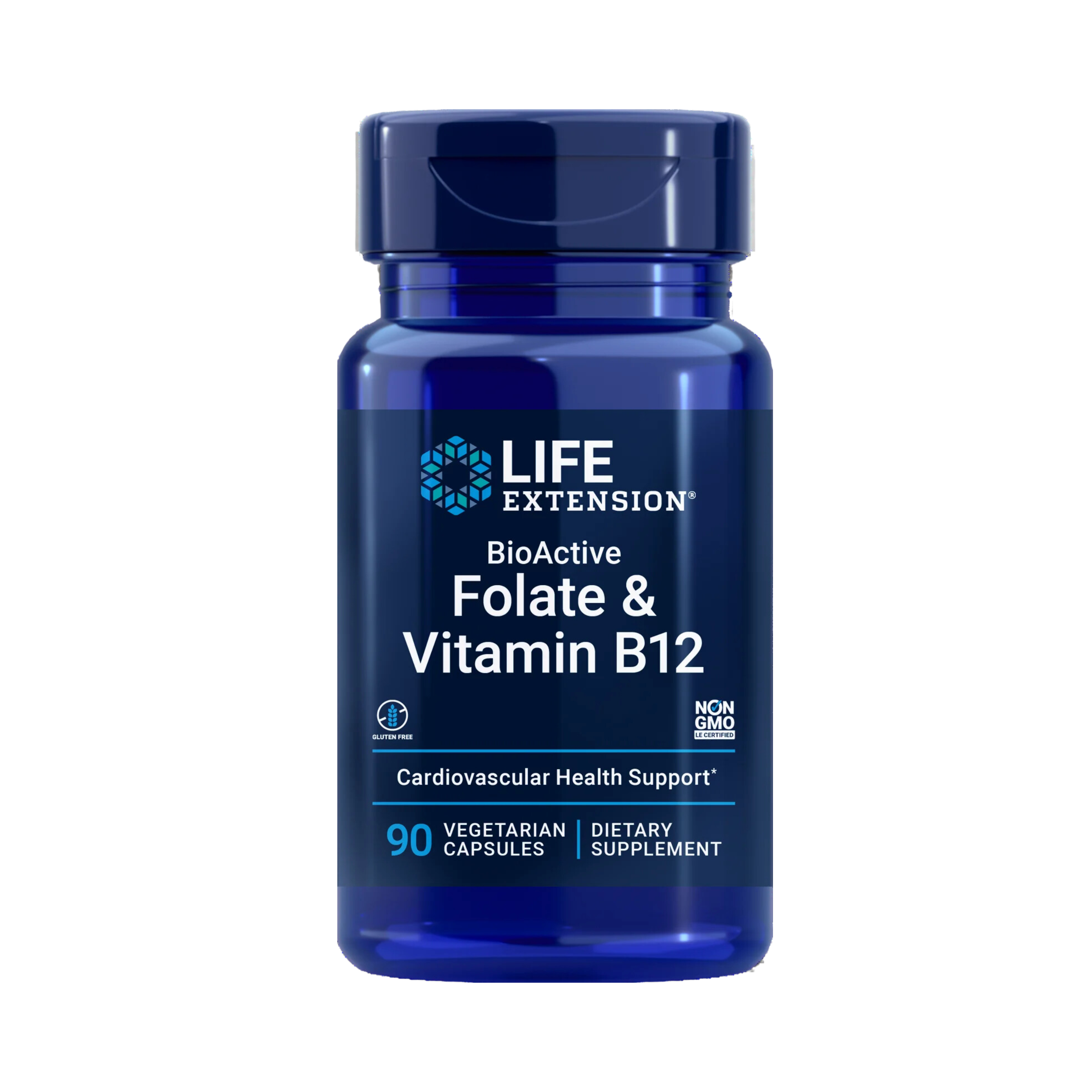 BioActive Folate & Vitamin B12, 90 caps