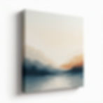 Abstract Landscape Canvas