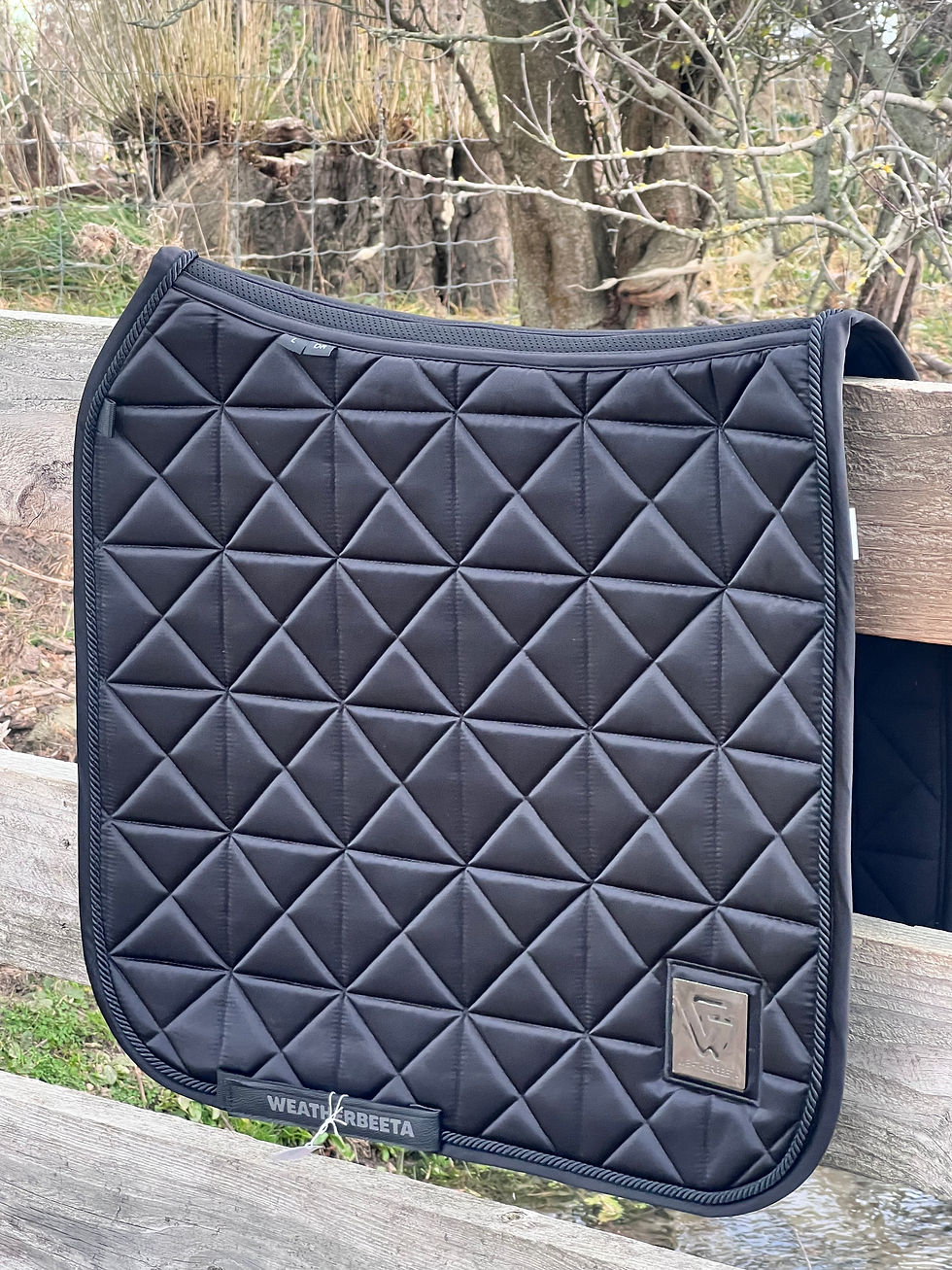 Thumbnail: FULL SIZED BLACK DRESSAGE SADDLE PAD