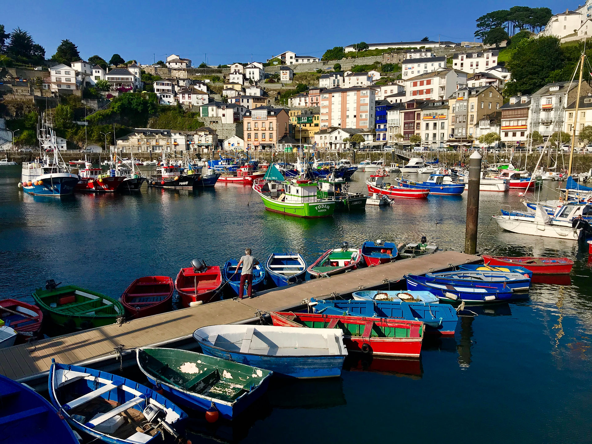 Luarca harbour