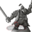 Thumbnail: Lethal Shadows miniature:  Grizzled warrior wielding a chainsword