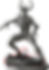 Decaying creature figurine, poised to attack