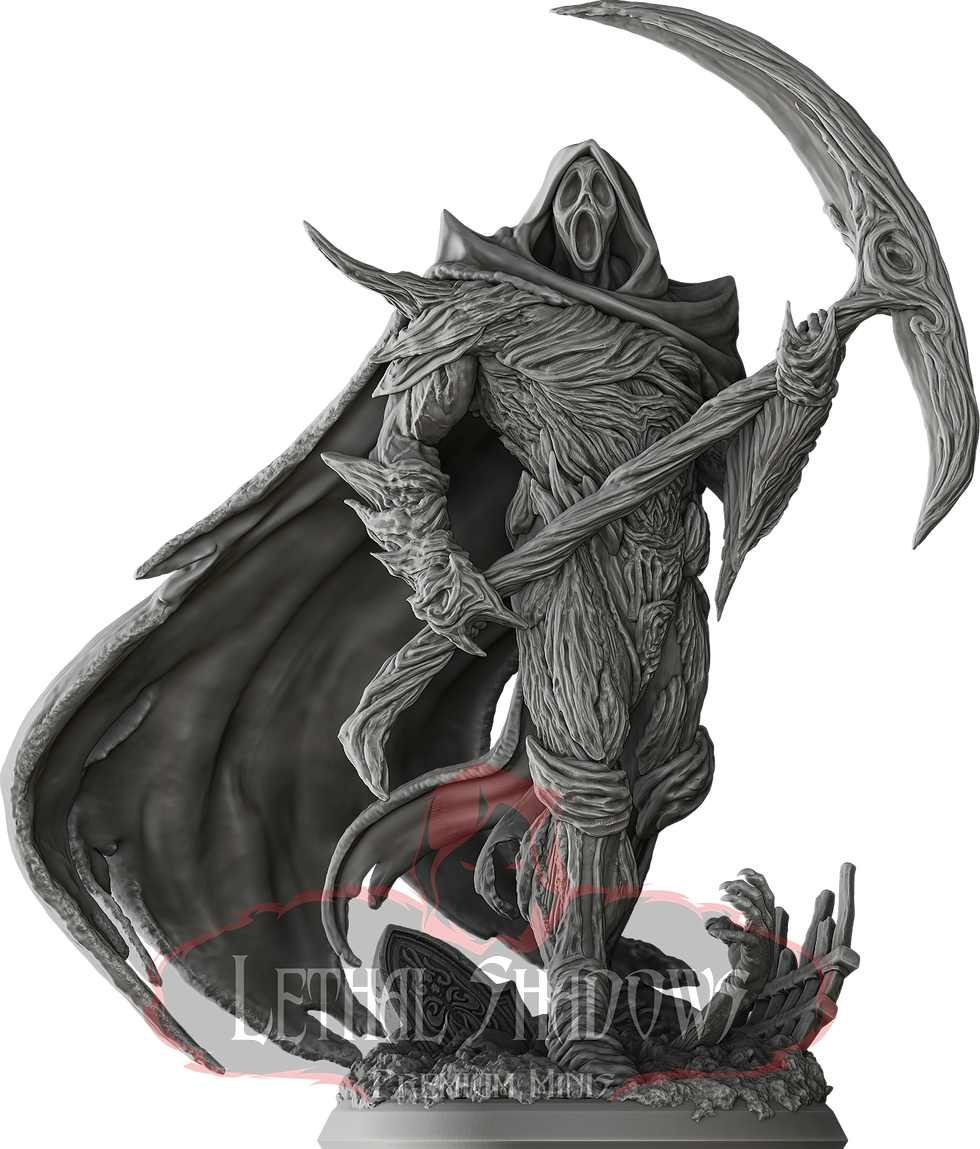 Lethal Shadows miniature: Grim Reaper figure