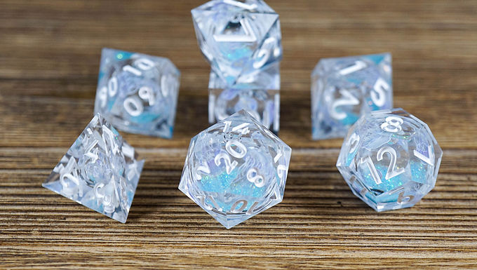 Astral Lumi Liquid Core Dice Set