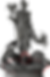 Grey female figurine, intricate detail, fantasy art