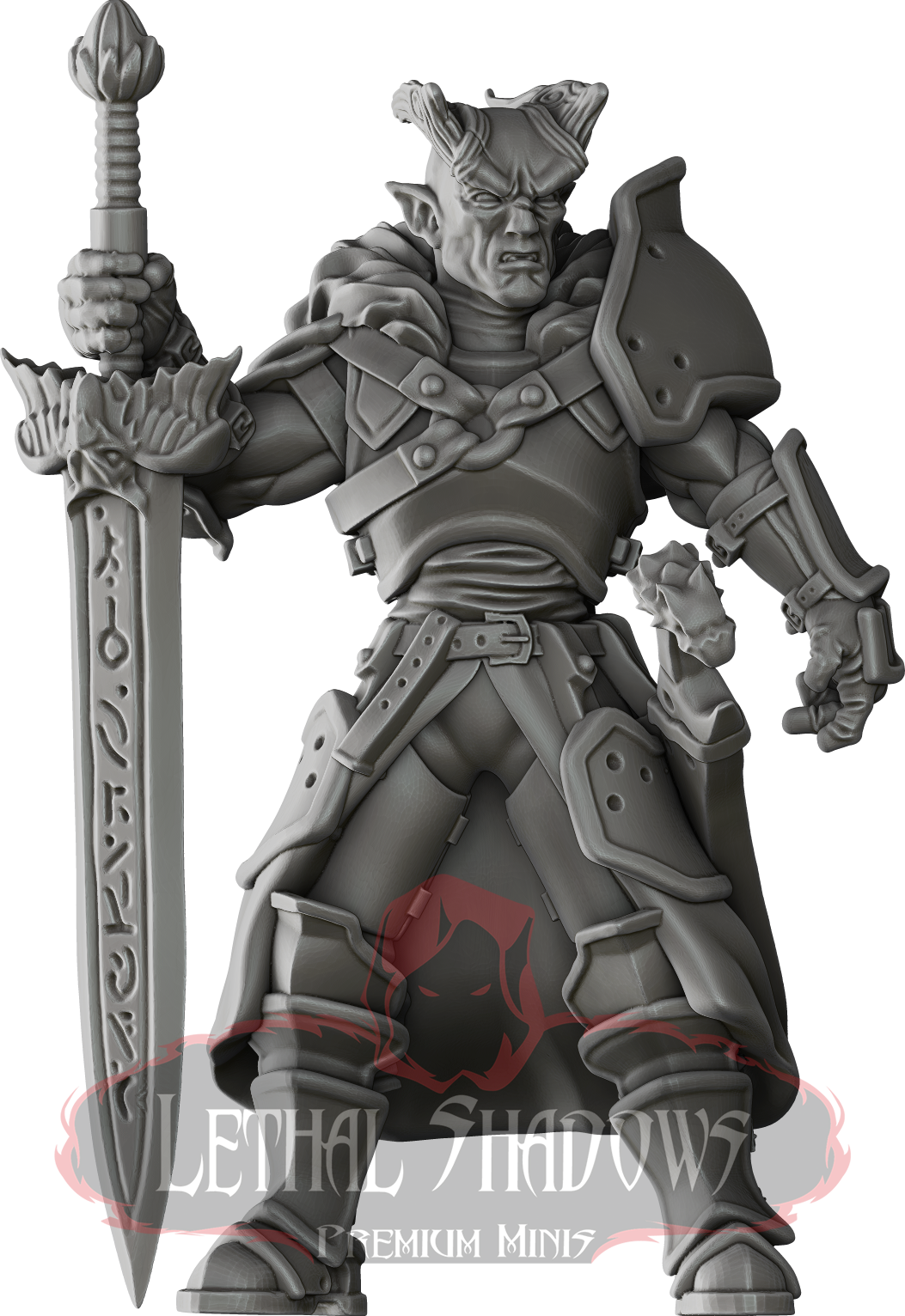 Grizzled Oathbreaker Paladin, greatsword, lethal shadows