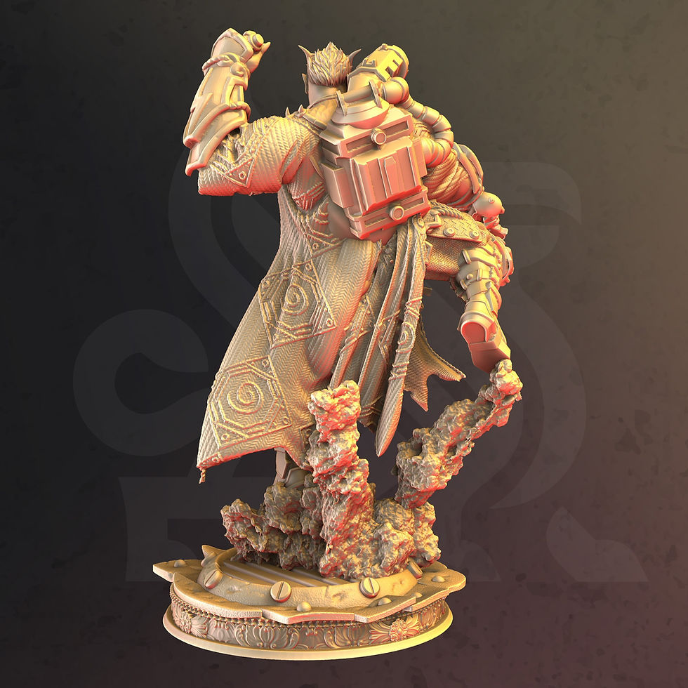 Thumbnail: Detailed figurine of a powerful figure, possibly a game character, showcasing intricate details and dynamic pose.