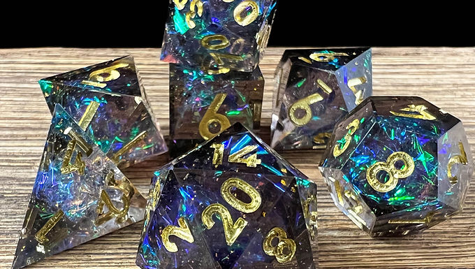 Dark Nebula Dice Set