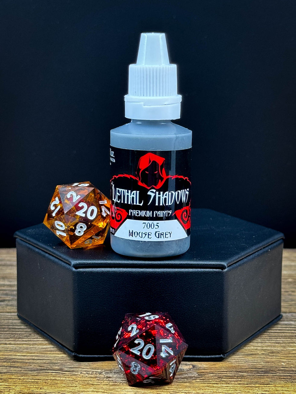 Lethal Shadows Tiny White Grey paint