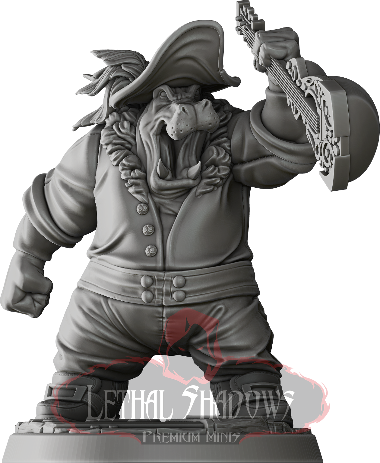 Grey pirate bulldog miniature, Lethal Shadows