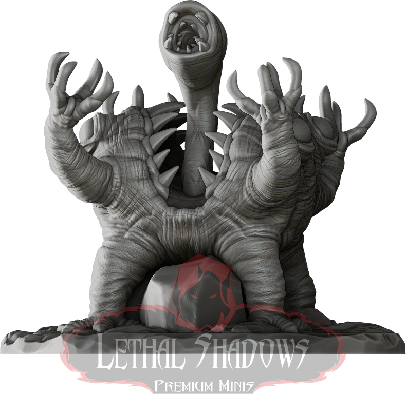 Screaming figure engulfed by Lethal Shadows