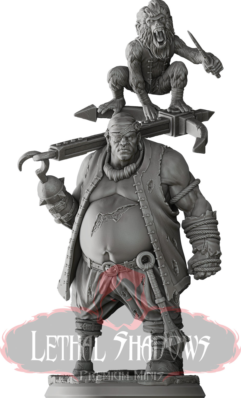 Powerful Orc carrying a large weapon