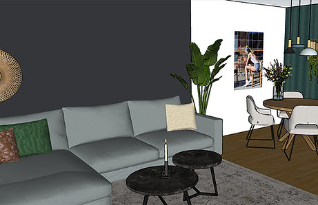 Interieuradvies 3d visualisatie Capelle a/d IJssel door Sannsign interieur